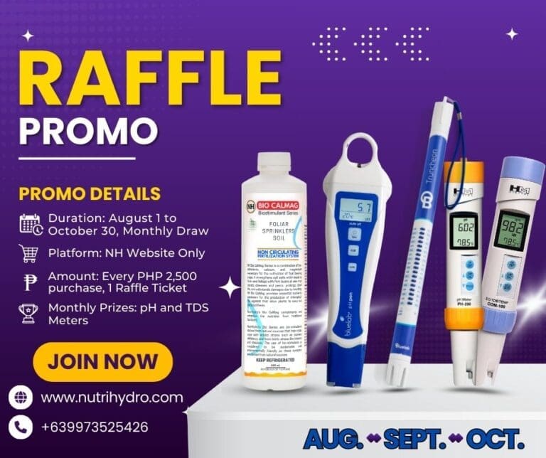 NutriHydro Monthly Promo: Grow Big!