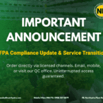 NutriHydro Service Transition – FPA Compliance Update