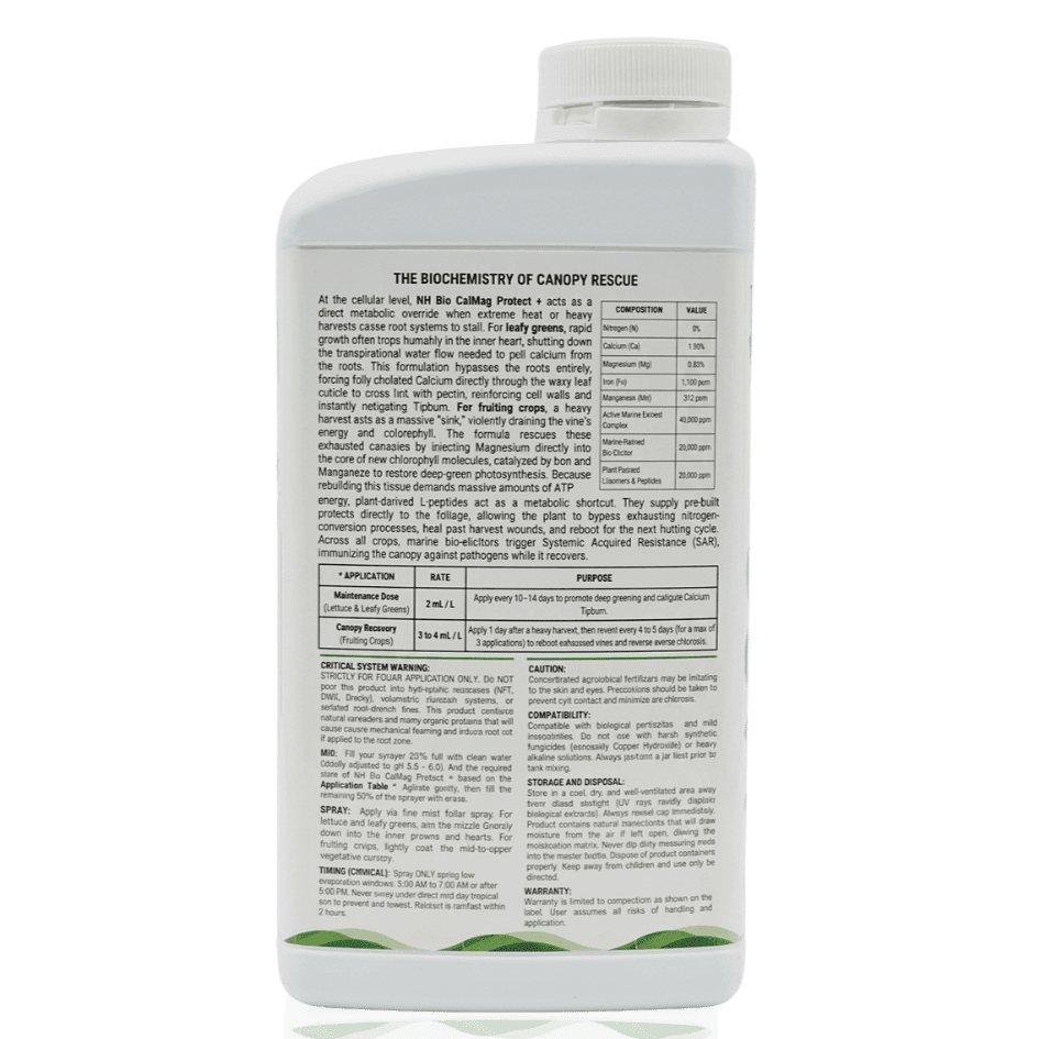 NH Bio CalMag Protect Plus | Premium Foliar Fertilizer for Tipburn, Stress, & Canopy Recovery - Image 4